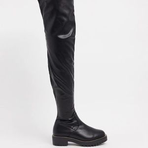ASOS Over the knee black boots